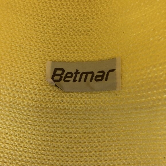 Betmar Yellow Cloche Hat | Vintage Style | 100% Polypropylene | Made in Taiwan | main image 11